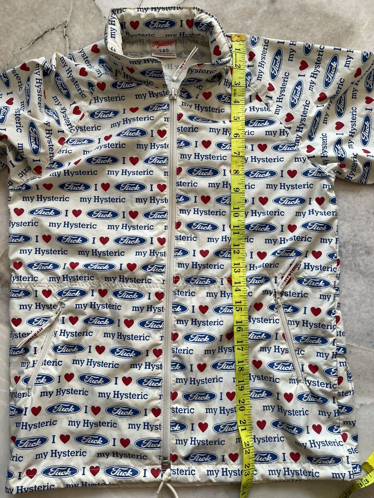 Hysteric Glamour 2000s Hysteric Glamour Overprint Fuck Love JACKET #98 Size US XS / EU 42 / 0 - 11 Thumbnail