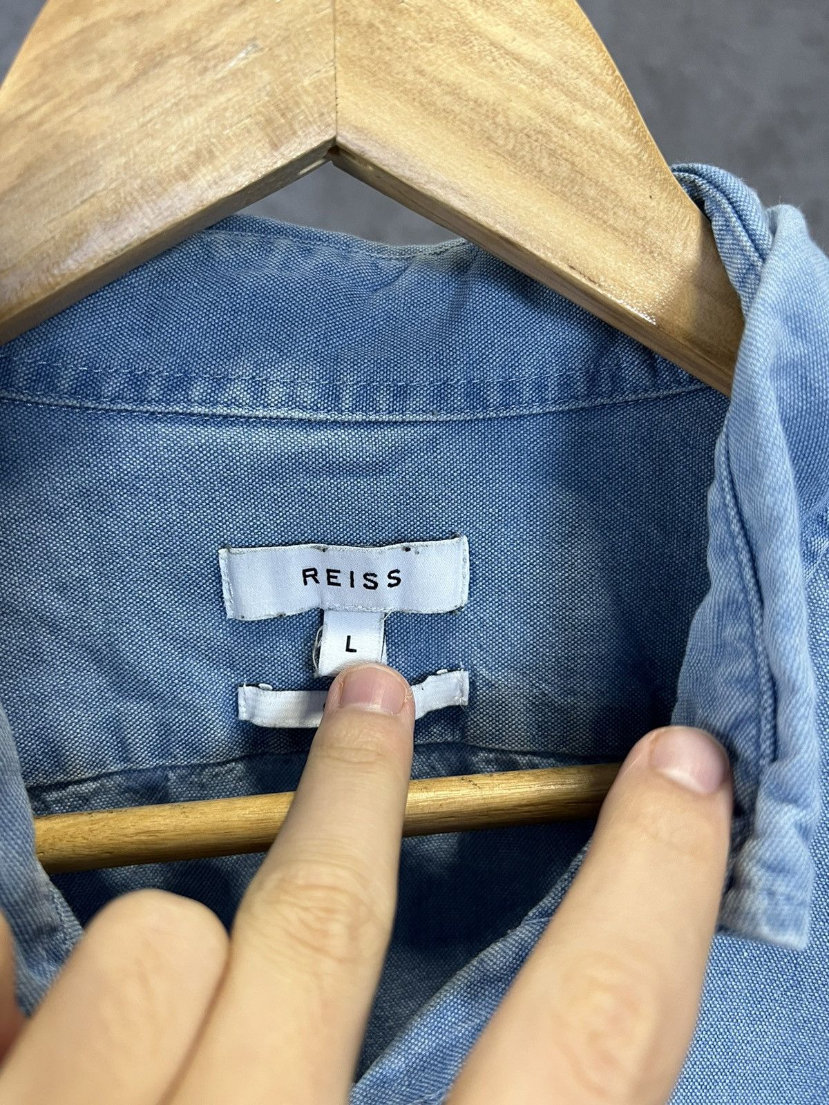 Reiss Reiss designer shirt Size US L / EU 52-54 / 3 - 3 Thumbnail