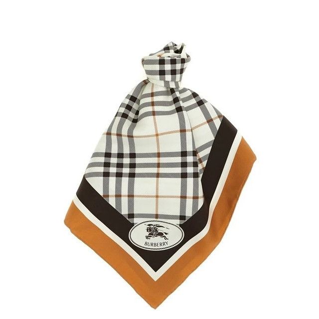 Burberry Burberry Check Silk Scarf New & Authentic Size ONE SIZE - 1 Thumbnail
