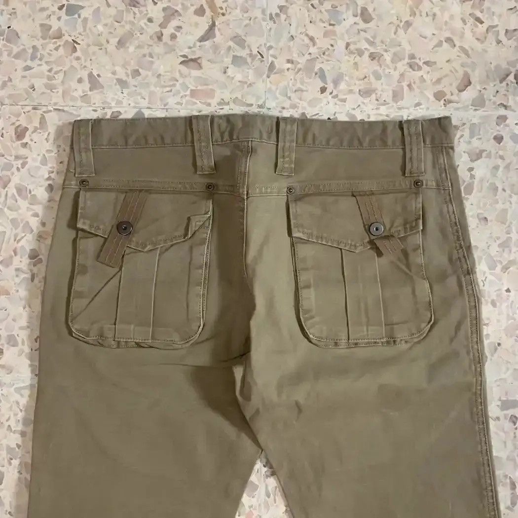 20471120 FLARES💥BLUE WAY 32x33 TROUSERS DUCKCANVAS MULTIZIPPER PANTS Size US 32 / EU 48 - 9 Thumbnail