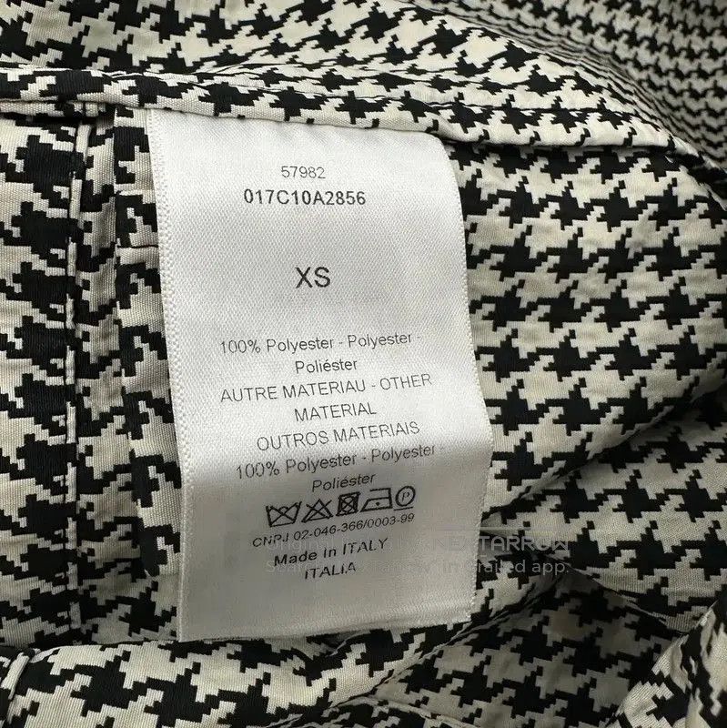 Dior Dior Black Polyester Checkered Women's Jacket . Size XS / US 0-2 / IT 36-38 - 7 Thumbnail