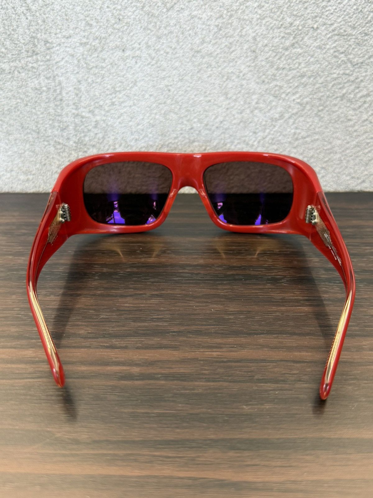Jacques Marie Mage Jacques Marie Mage Benson Red Sunglasses 98 Out Of 100 Size ONE SIZE - 9 Thumbnail