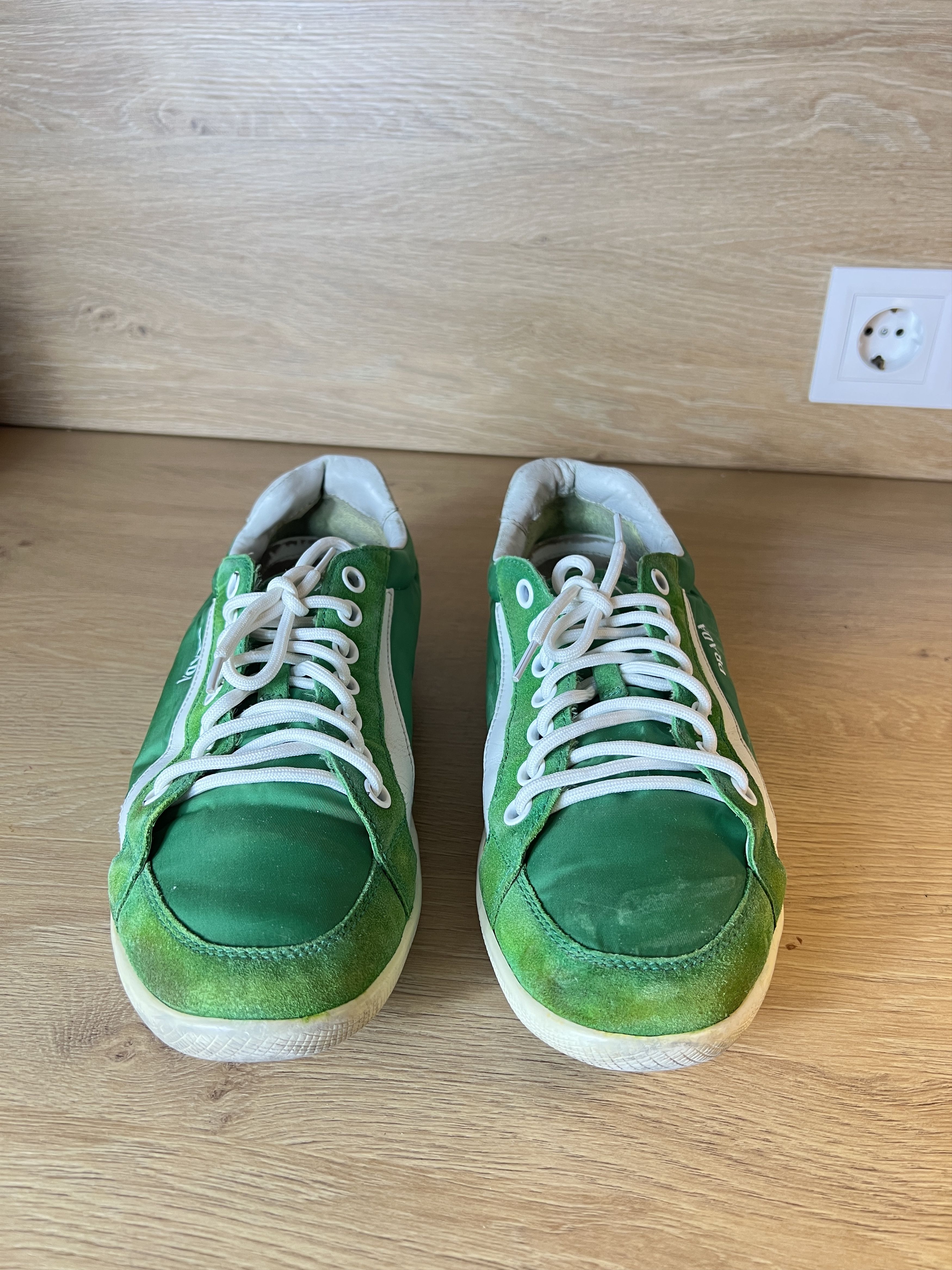 Prada PRADA SNEAKERS GREEN RED TAB Size US 9 / EU 42 - 2 Thumbnail
