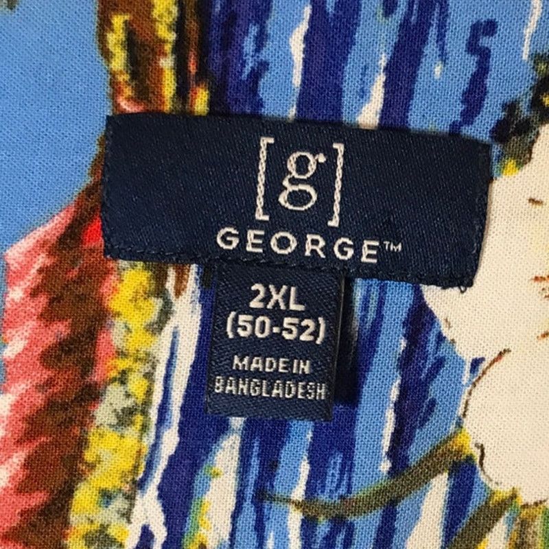 George George Hawaiian Collared Short-Sleeve Men Shirt 2XL Size US XXL / EU 58 / 5 - 3 Thumbnail