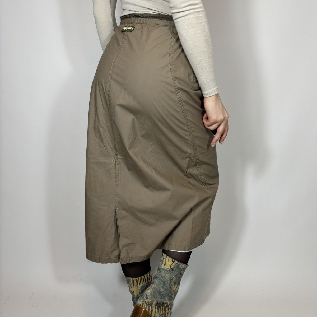 Quiksilver Vintage Y2K Quiksilver Roxy Retro Surf Style Midi Skirt Size 28" / US 6 / IT 42 - 3 Thumbnail
