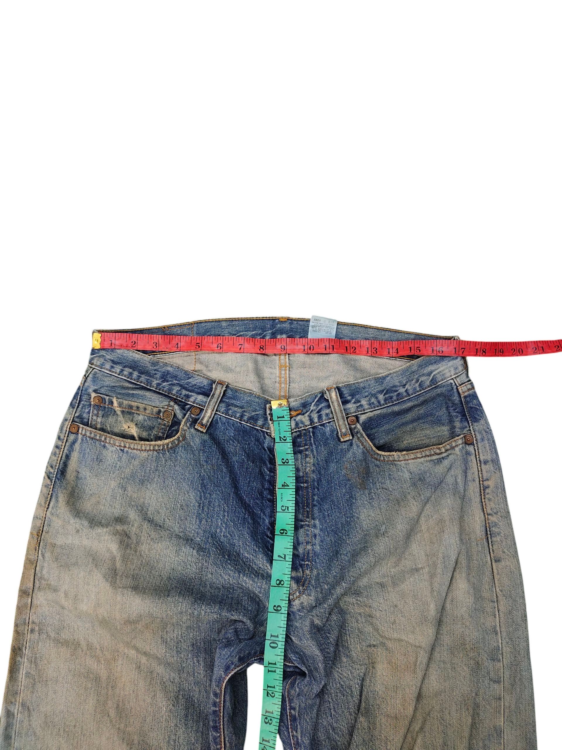 Levi's Vintage Levis 501 Clawmark Distress Faded Jeans Size US 34 / EU 50 - 18 Thumbnail