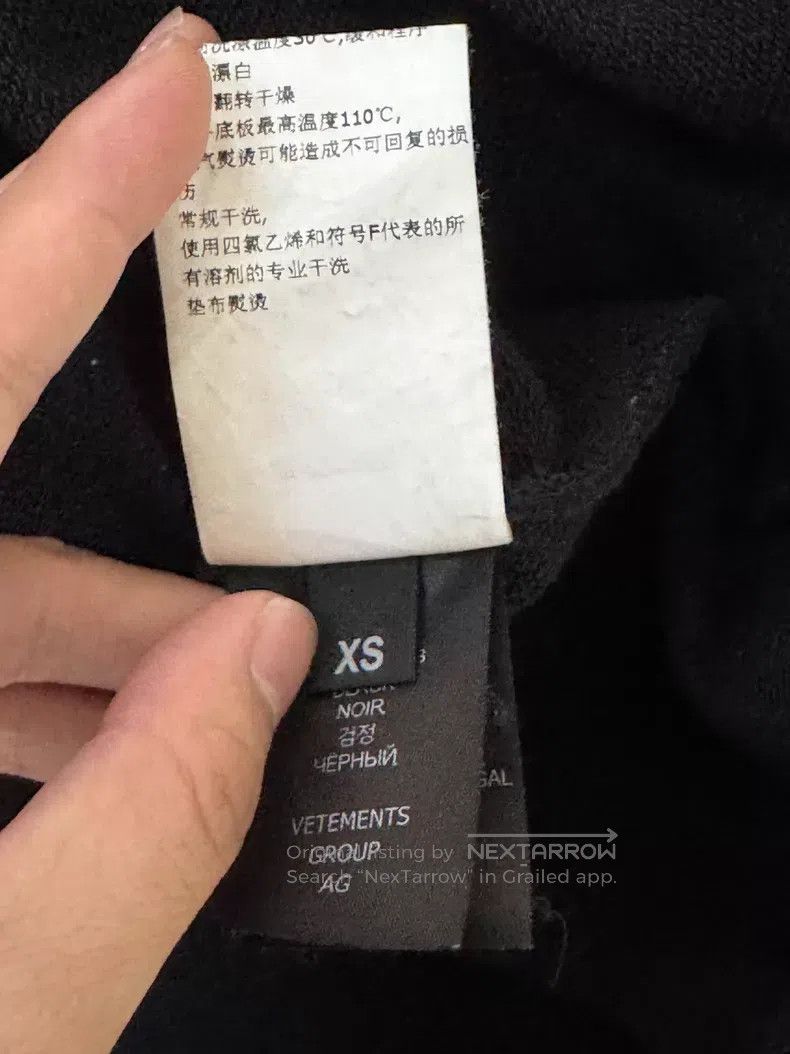 Vetements VETEMENTS Sweatshirt Size US S / EU 44-46 / 1 - 7 Thumbnail