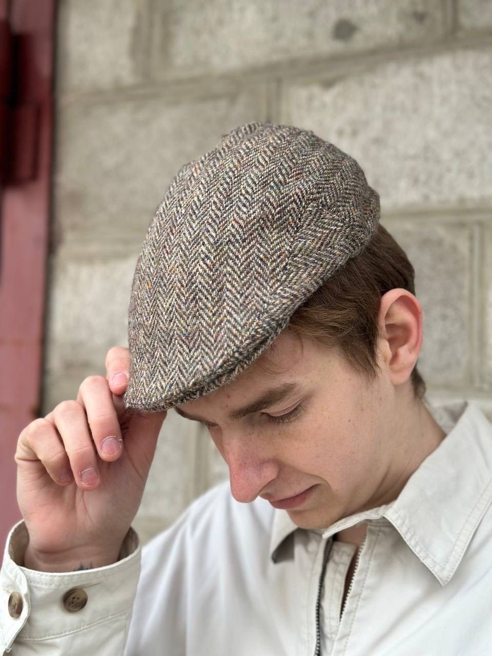 Harris Tweed Luxury Harris Tweed Hat Cap Size 55 Wool Y2K 00s USA Size ONE SIZE - 1 Thumbnail