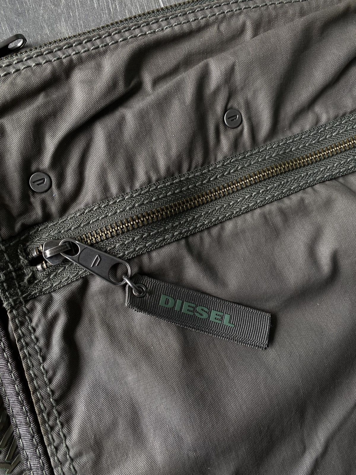 Diesel Vintage Diesel Military Green Sling Bag Size ONE SIZE - 3 Thumbnail