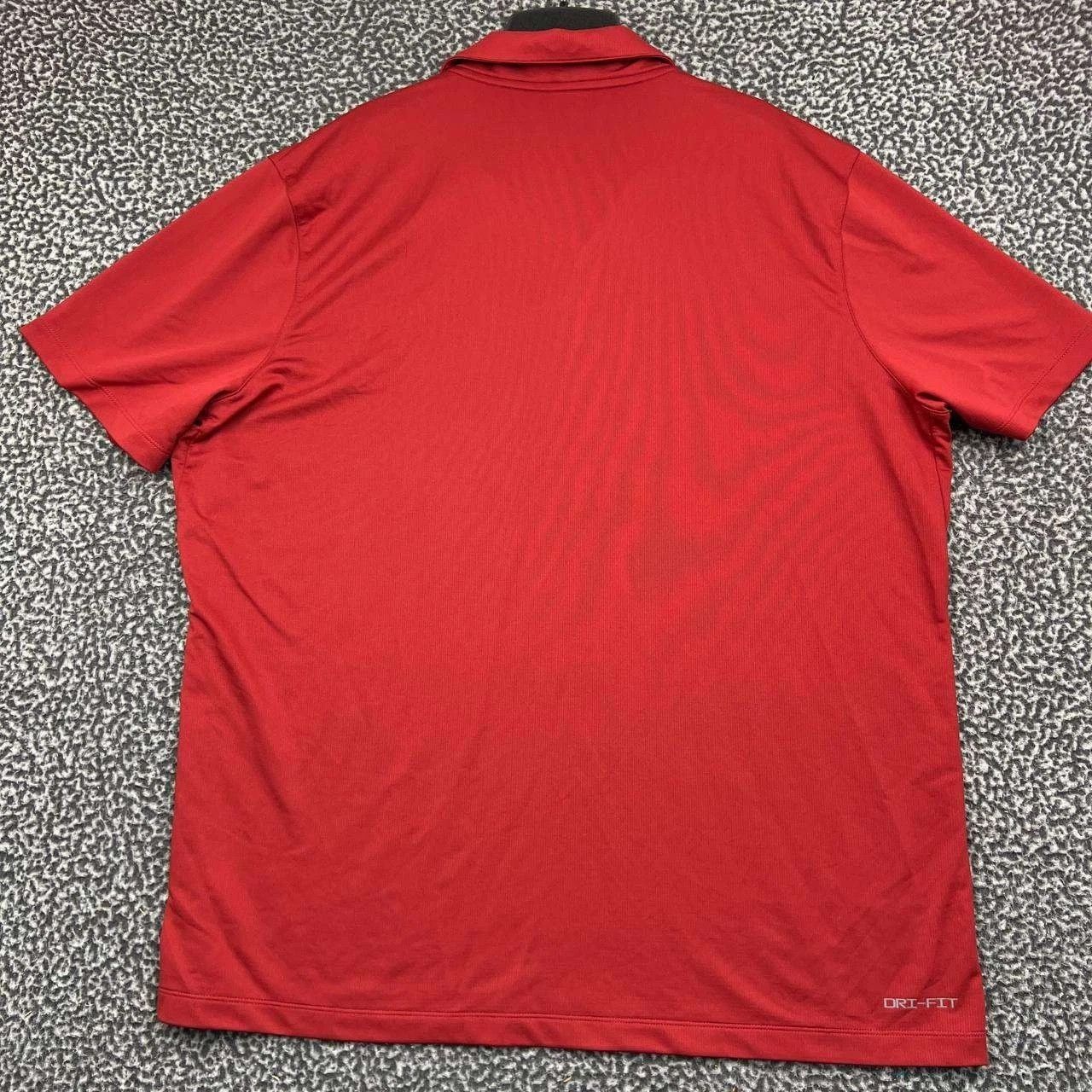 Nike Nike Stanford Cardinal Dri-Fit Polo Shirt Men XXL Collared Size US XXL / EU 58 / 5 - 2 Thumbnail