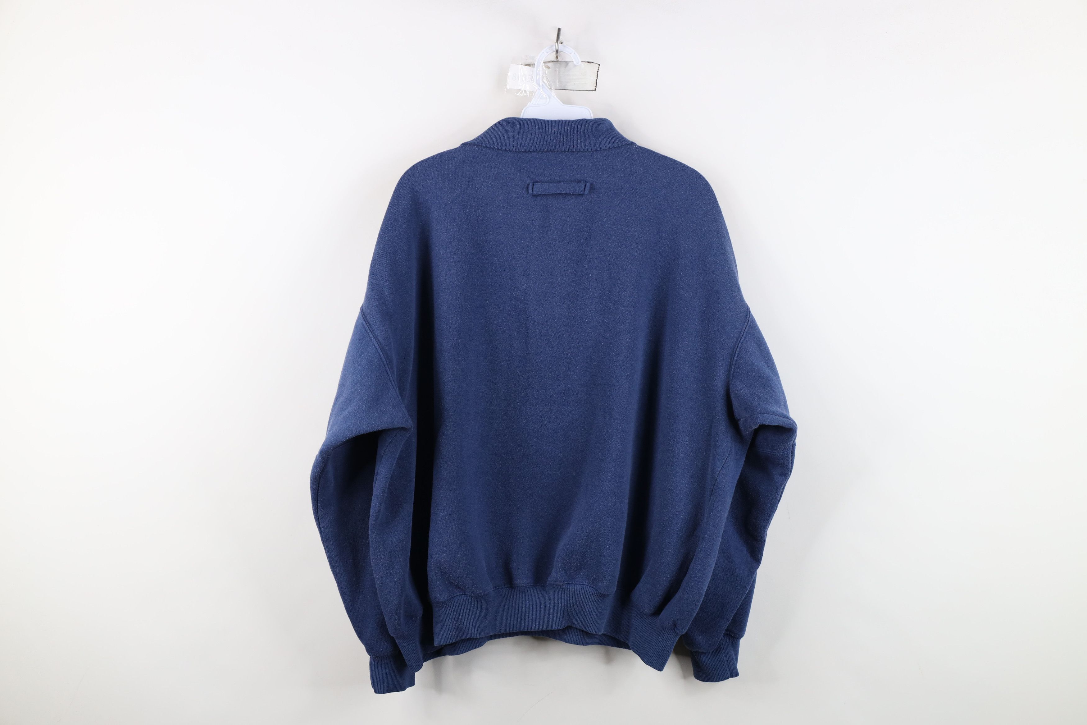 Vintage Vintage 90s Streetwear Collared Rugby Pullover Sweatshirt Size XXL / US 16-18 / IT 52-54 - 12 Thumbnail