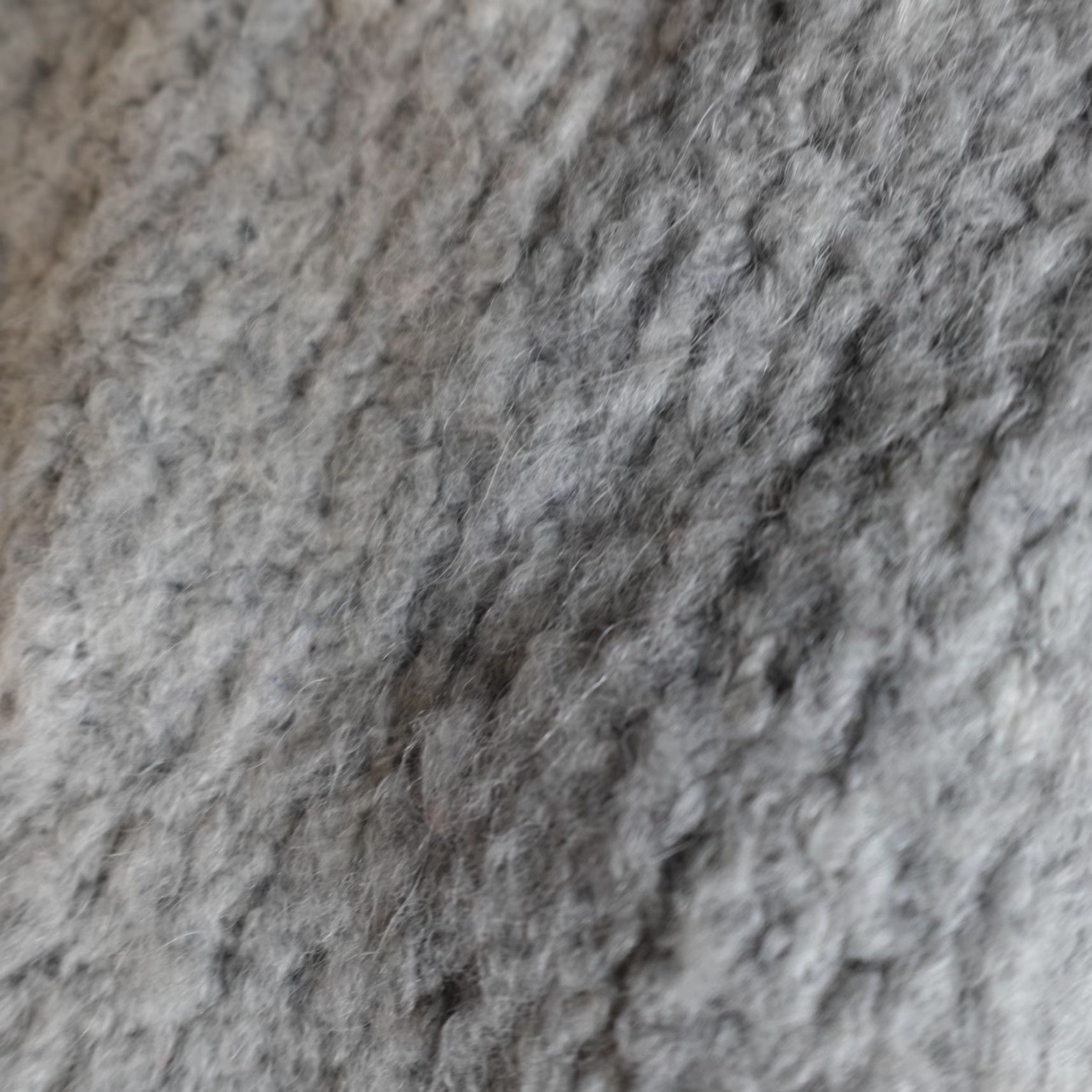 James Perse James Perse Womens Sweater XS Gray Open Front Boucle Cardigan Size XS / US 0-2 / IT 36-38 - 5 Thumbnail