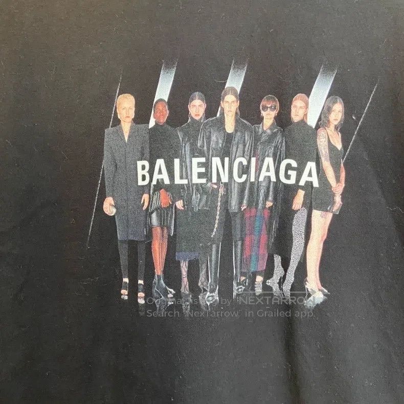 Balenciaga Balenciaga Logo Printed Retro Drop Shoulder Short Sleeve T Size US XS / EU 42 / 0 - 3 Thumbnail