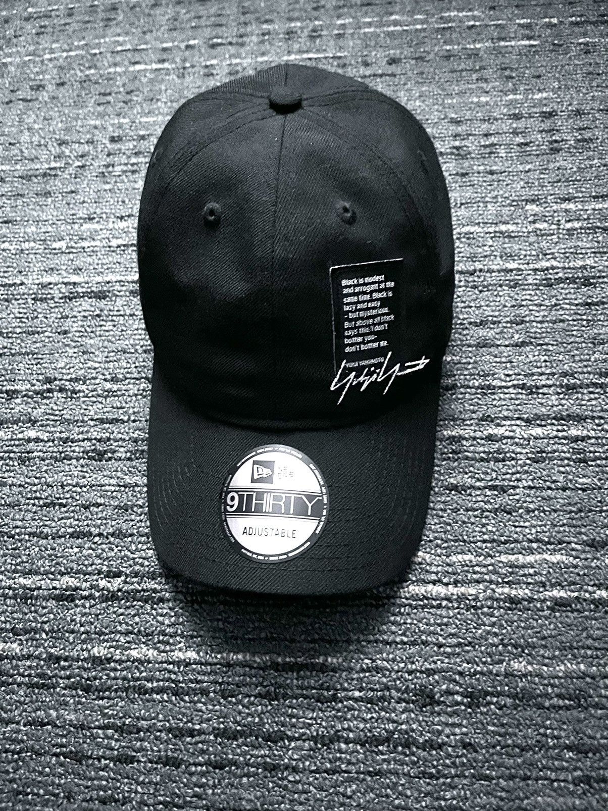 帽子 Yohji Yamamoto HOMME MESSAGE HAT 21AW Yohji Yamamoto Yohji Yamamoto Pour Homme - W/Gabardine