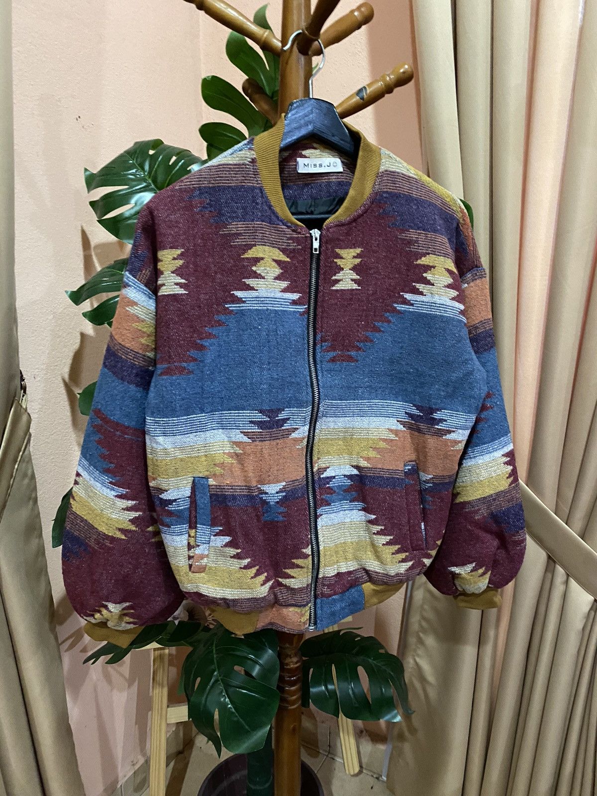 Other VINTAGE MISS J NAVAJO BOMBER JACKET Size US M / EU 48-50 / 2 - 5 Thumbnail