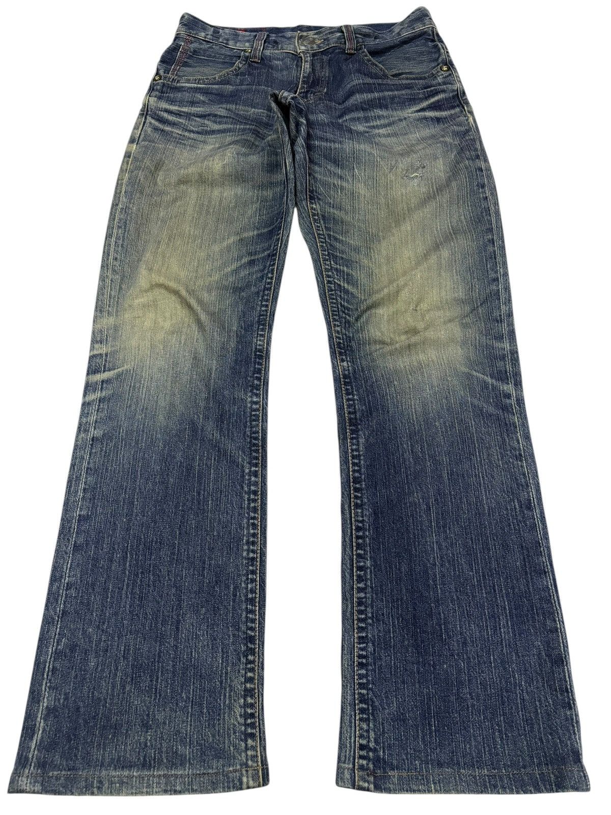 Edwin Vtg Edwin Blue Trip Japan Distressed Jeans Size US 30 / EU 46 - 1 Thumbnail