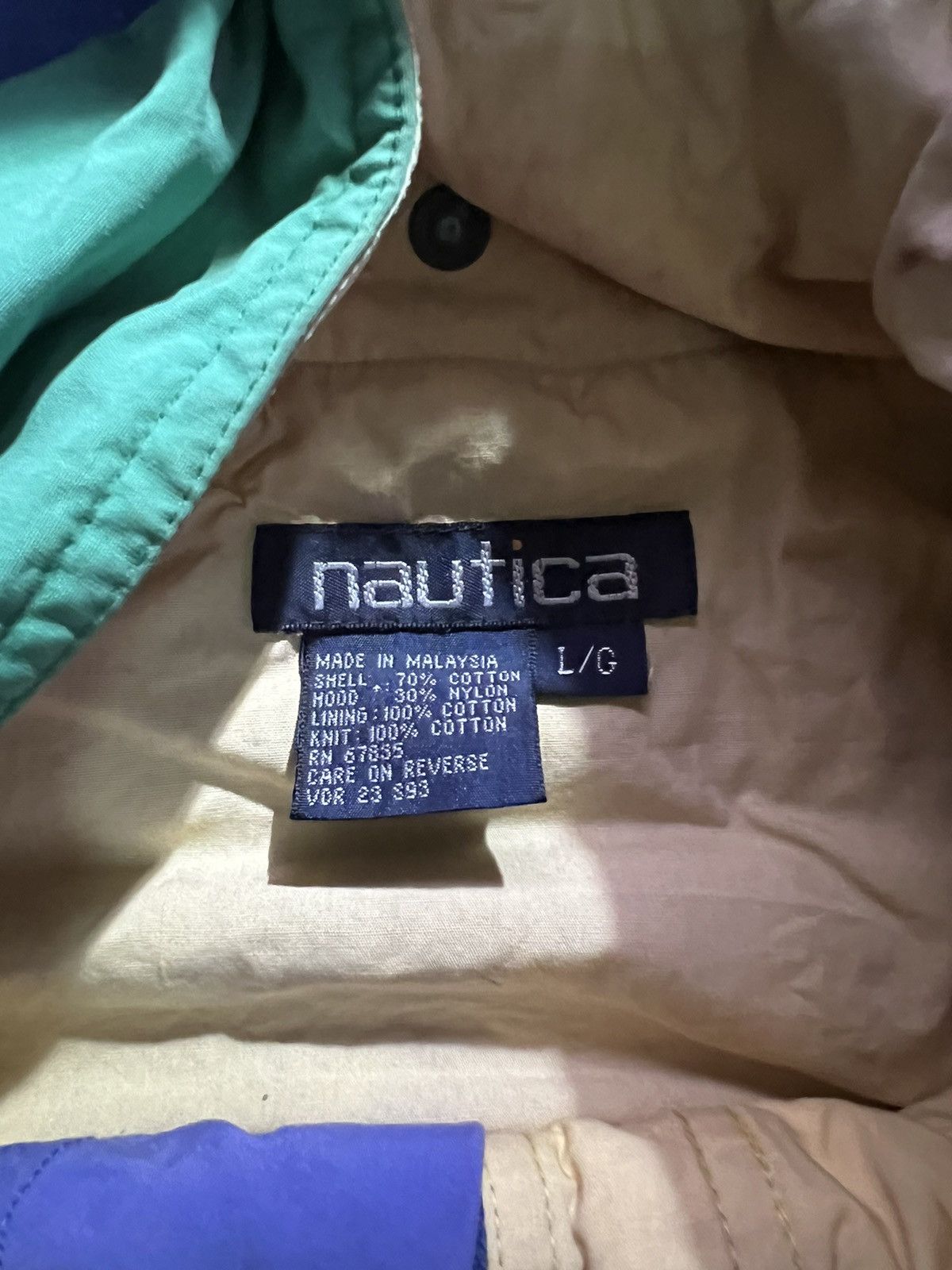 Nautica Vintage Nautica Jacket sunburn Size US L / EU 52-54 / 3 - 3 Thumbnail