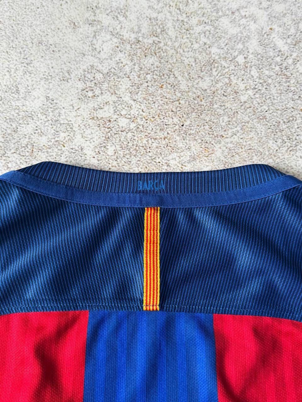 Nike Vintage Nike F.C Barcelona Soccer Jersey Training T-shirt Size L / US 10 / IT 46 - 6 Thumbnail