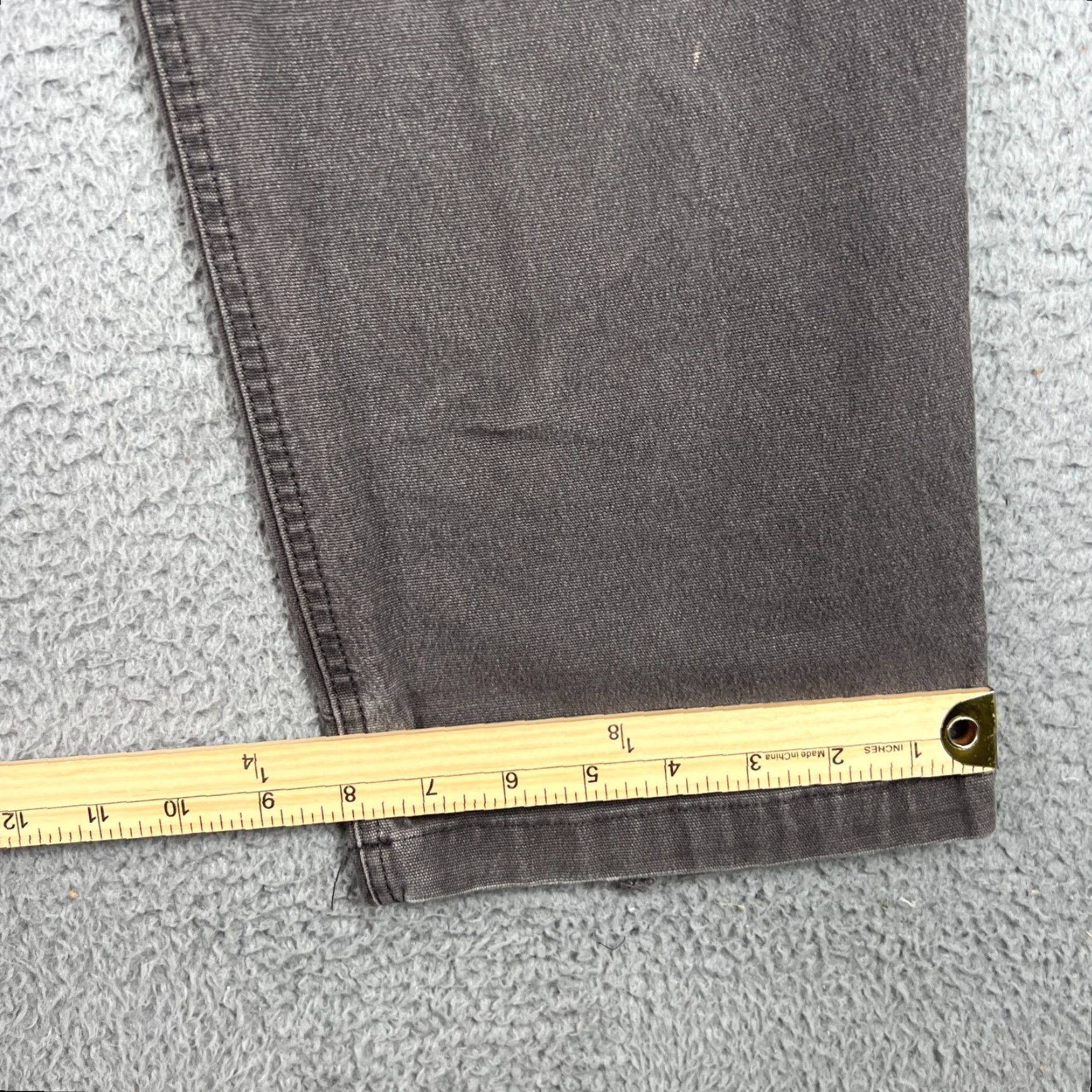 Eddie Bauer Eddie Bauer Jeans Mens 36x30 Gray Specially Dyed Work Chino Pants Size US 36 / EU 52 - 4 Thumbnail