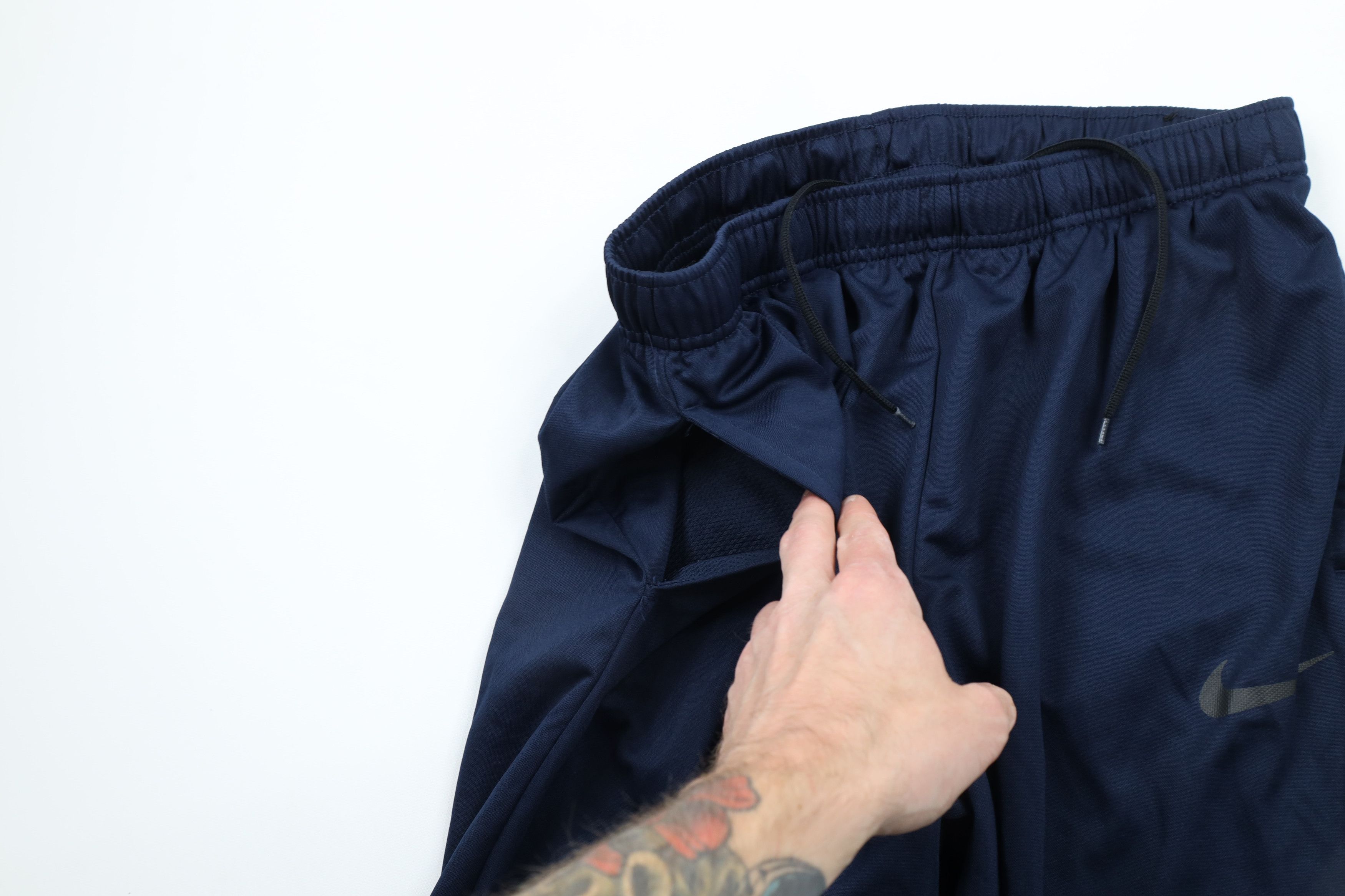 Nike Vintage Nike Scott Mini Swoosh Wide Leg Sweatpants Blue Size US 38 / EU 54 - 7 Thumbnail