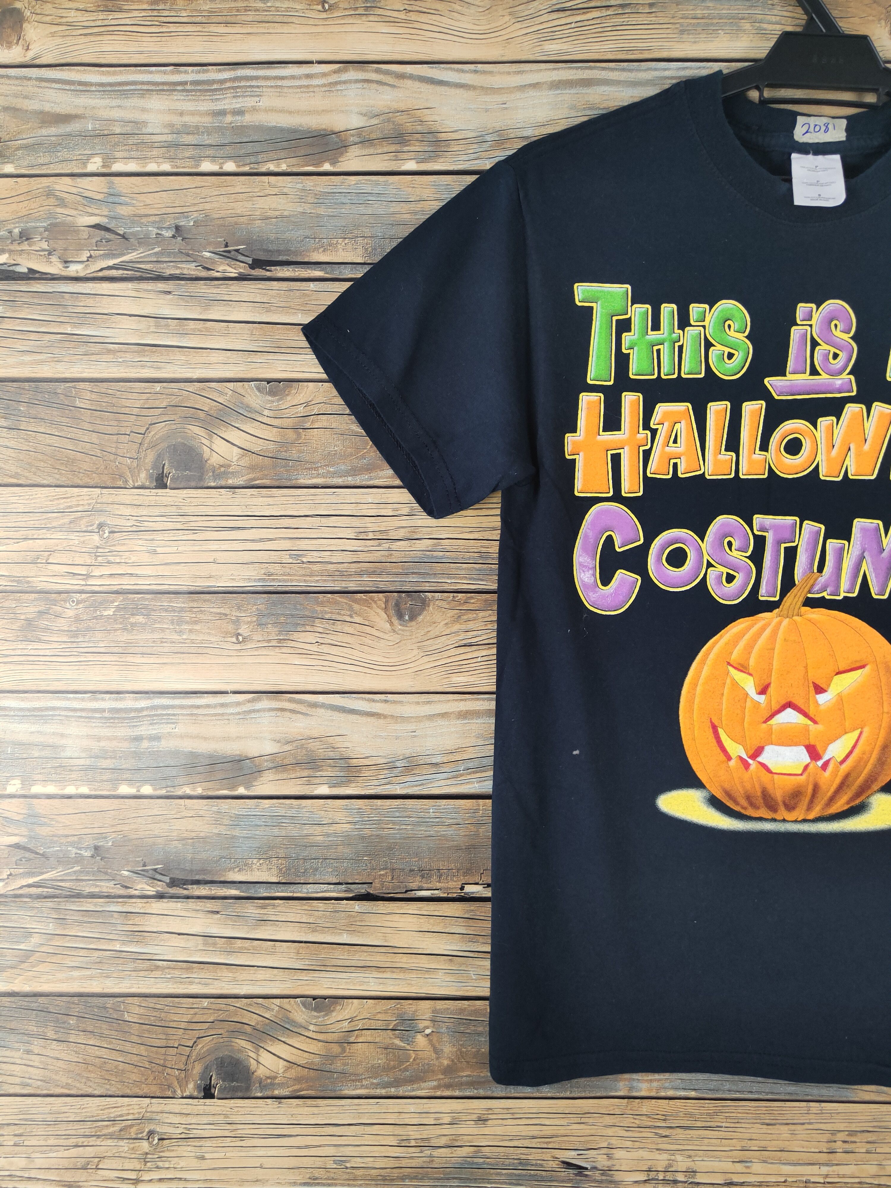 Japanese Brand DL Halloween Navy Short Sleeve T-shirt #2081 Size US S / EU 44-46 / 1 - 3 Thumbnail