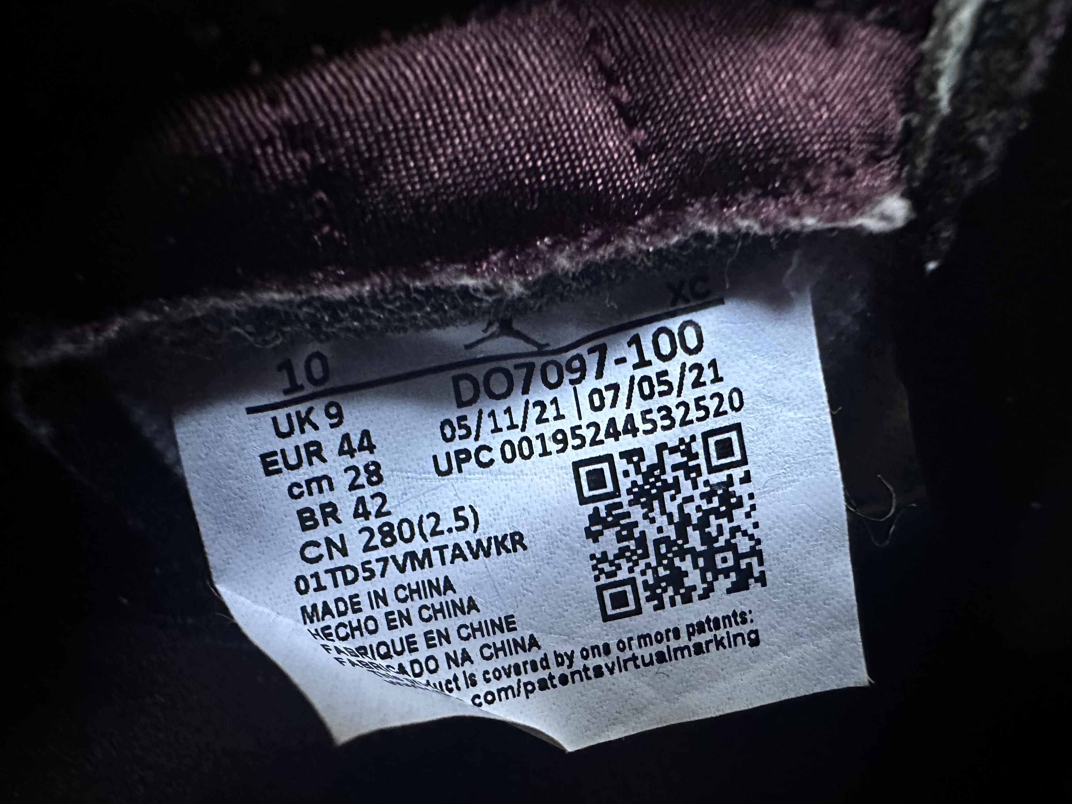 A Ma Maniere Nike Air Jordan 1 A Ma Maniere Size 10 Size US 10 / EU 43 - 5 Thumbnail
