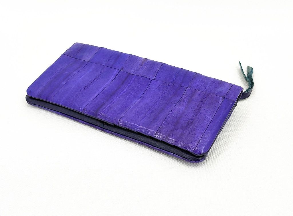 Leather PRINCESS HIGHWAY purple eel leather long wallet Size ONE SIZE - 6 Thumbnail