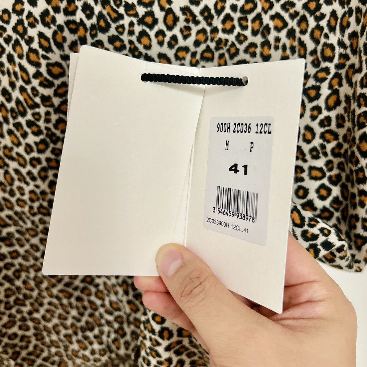 Celine CELINE BY HEDI SLIMANE 21FW Leopard Print Hawaiian Shirt Size US L / EU 52-54 / 3 - 3 Thumbnail