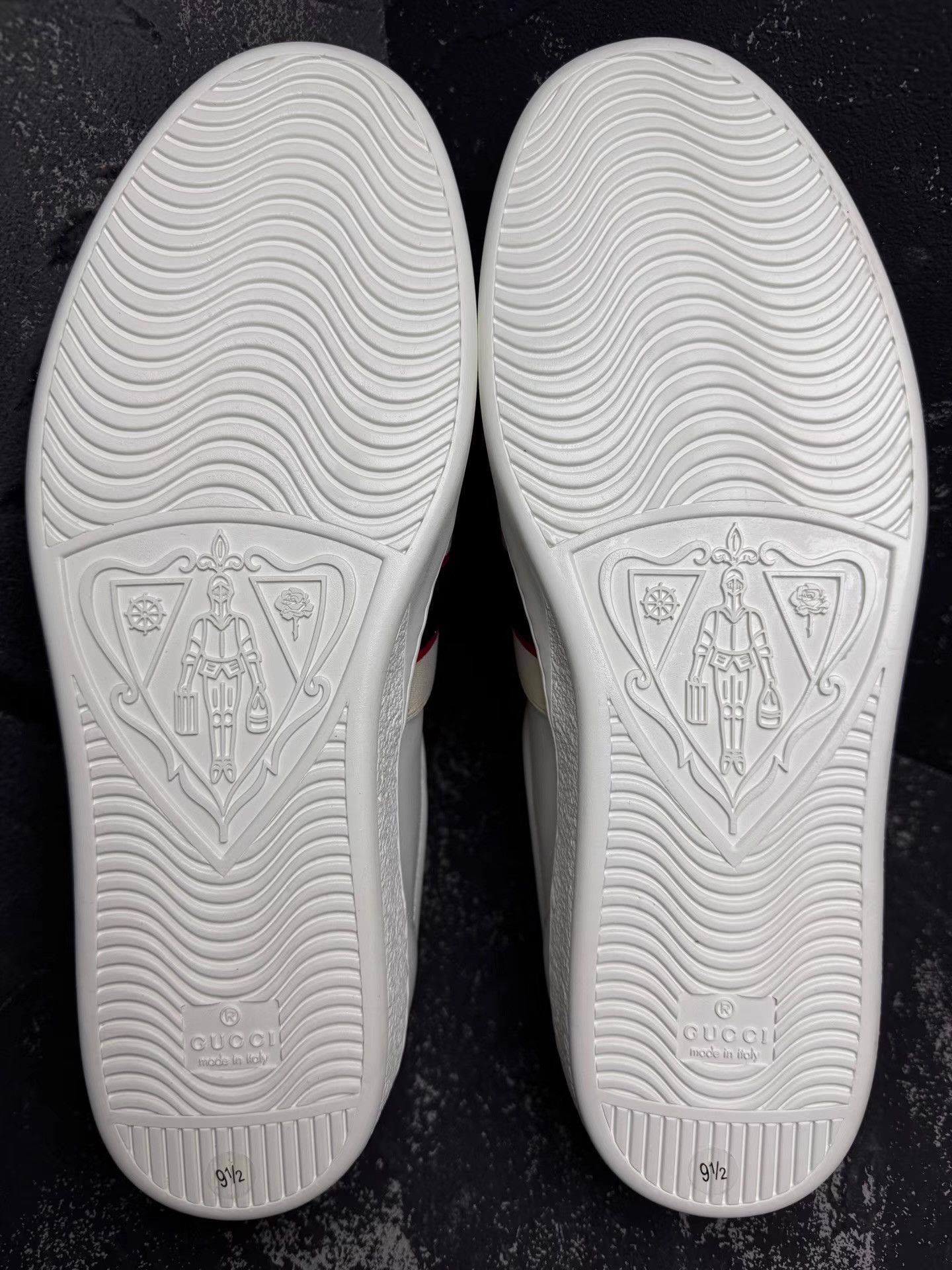 Gucci GUCCI ACE Lace-Up White Sneakers Q10 Size US 9.5 / EU 42-43 - 3 Thumbnail
