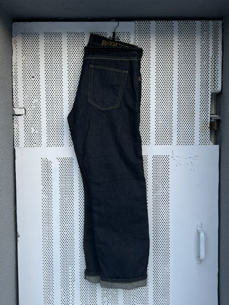 THE ROKKER COMPANY Rokker Raw 38X32 Blue Selvedge Schoeller Dynatec Motorcycle Size US 38 / EU 54 - 9 Thumbnail