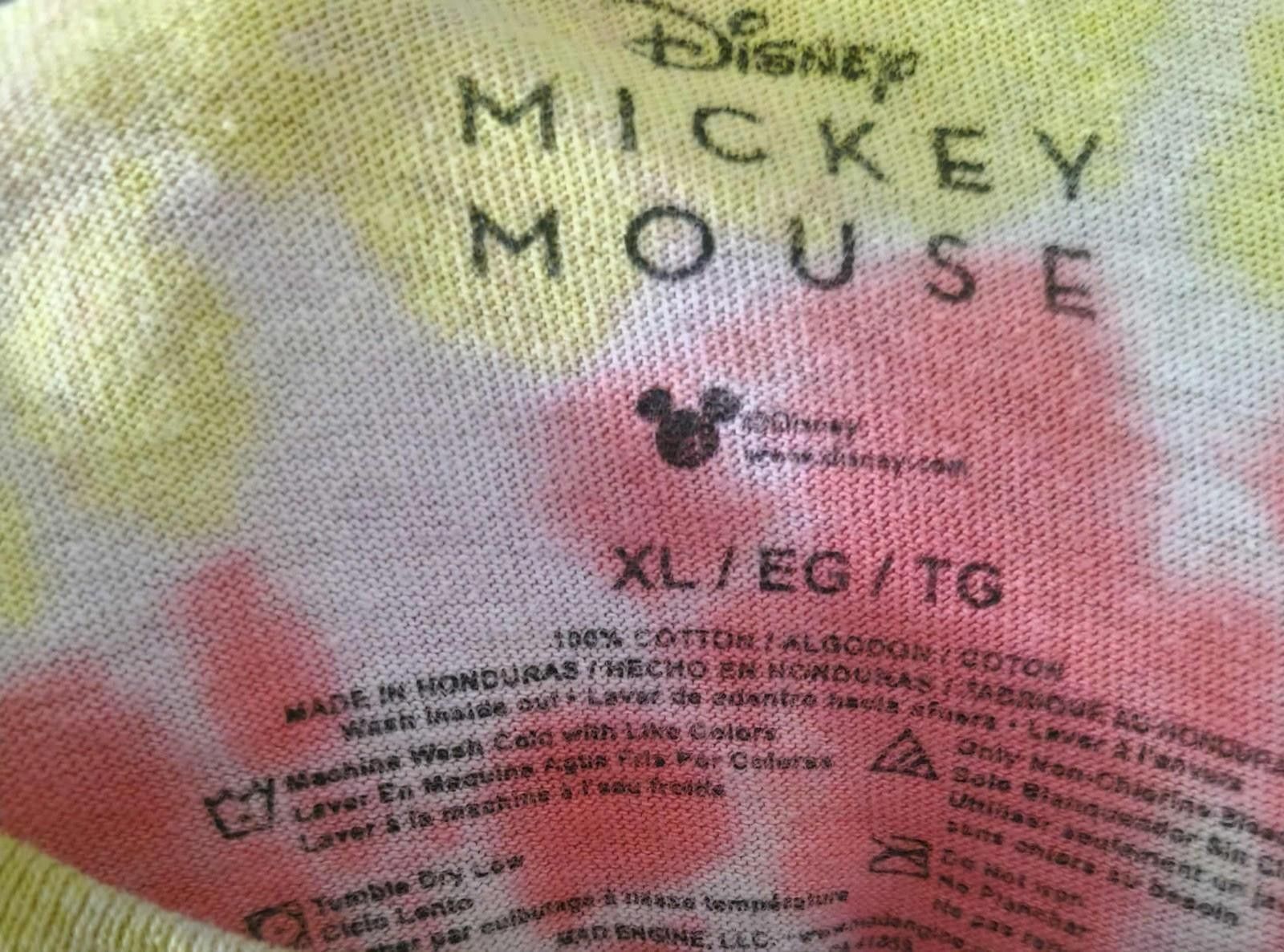Other Vintage Disney Mickey Mouse Tie Dye XL Rainbow Spiral #3 Size US XL / EU 56 / 4 - 6 Thumbnail