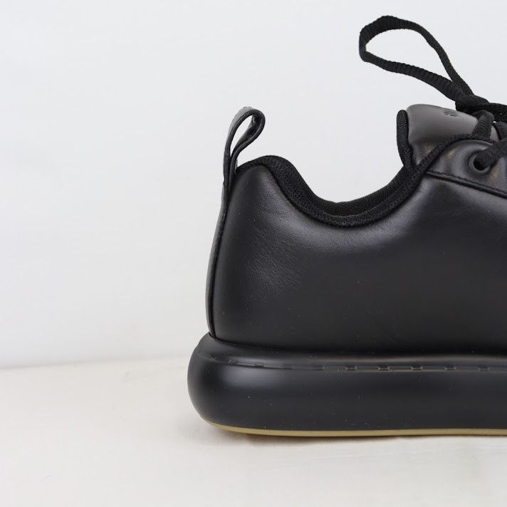 Bottega Veneta o1rshd1 Tennis Calf Leather Sneakers in Black Size US 10 / EU 43 - 4 Thumbnail