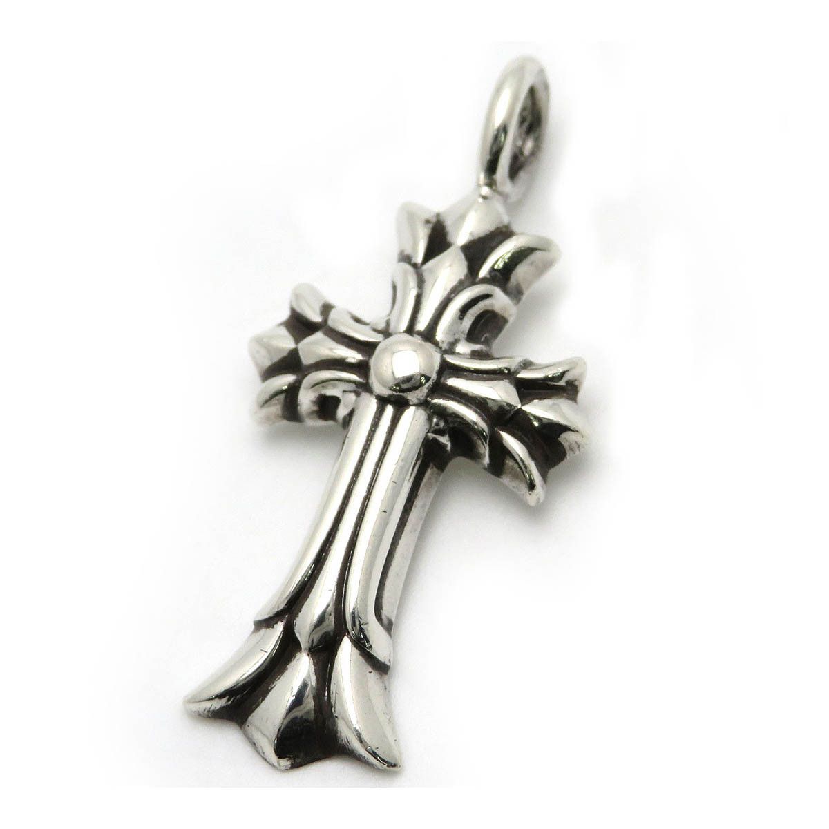 image of Chrome Hearts Cross Charm in Silver, Men's