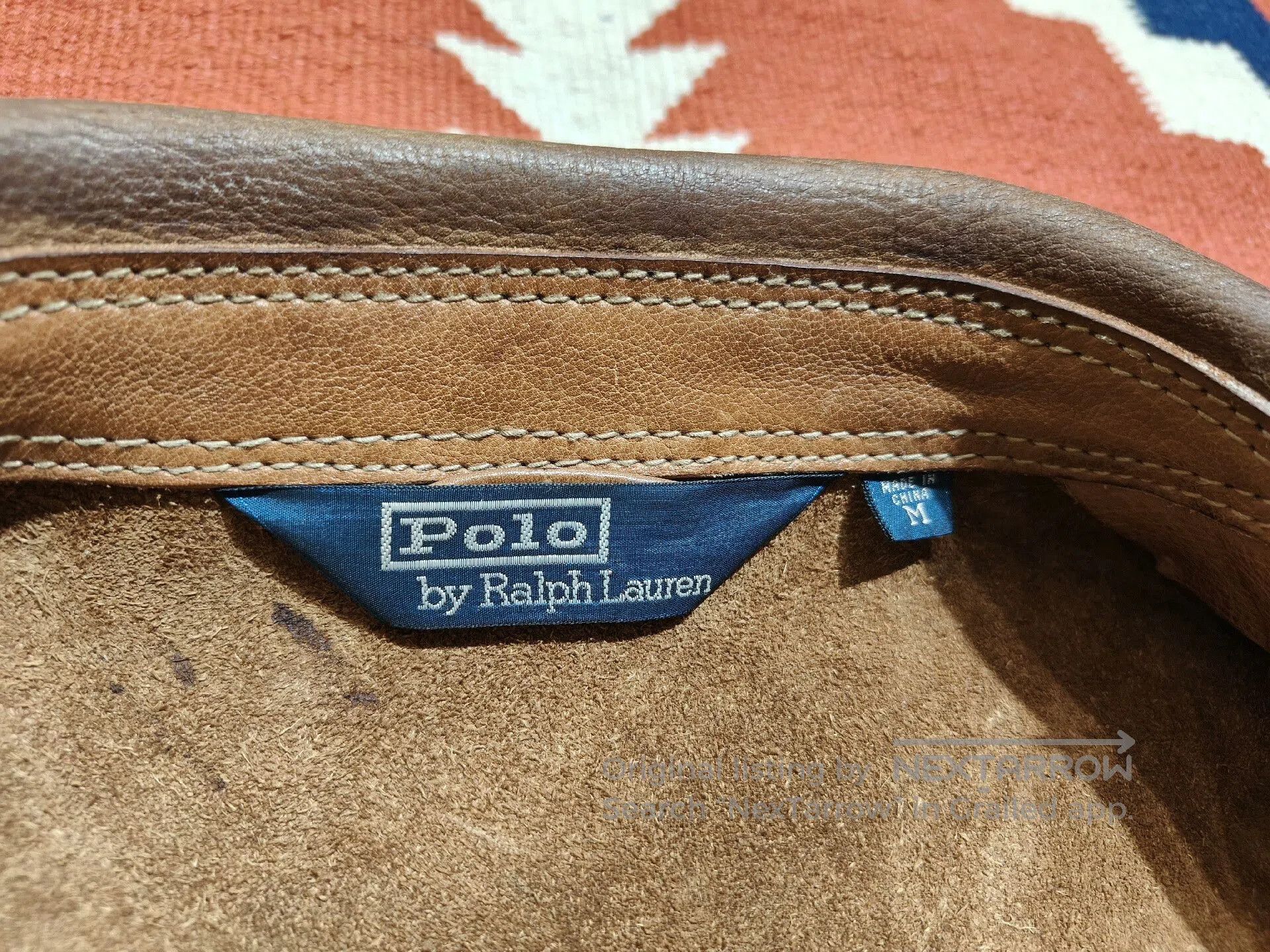 VINNY's Vintage Ralph Lauren Fringed Leather Jacket. Size US M / EU 48-50 / 2 - 8 Thumbnail