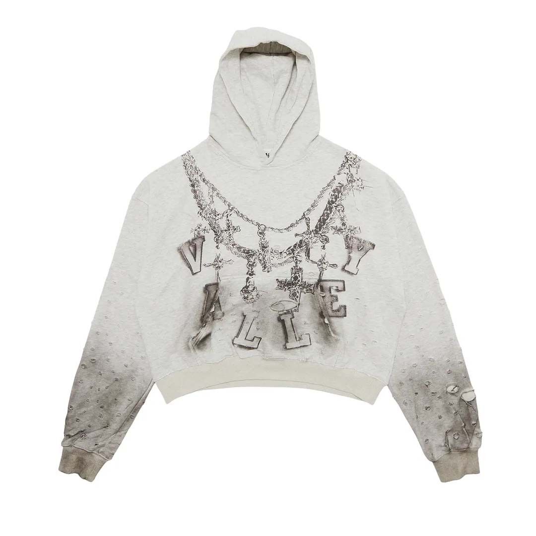 Vale Forever Big Chain Hoodie Dirty Heather Grey Size US L / EU 52-54 / 3 - 1 Thumbnail