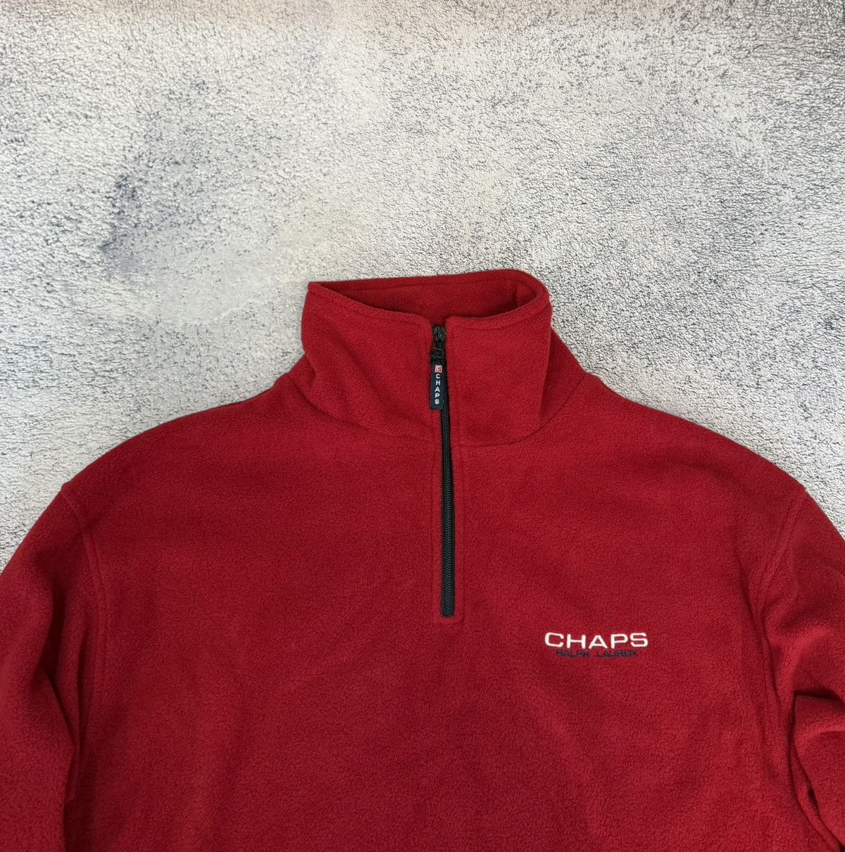 Chaps Ralph Lauren Chaps Ralph Lauren Fleece 1/4 Zip Pullover Logo Vintage M-L Size US M / EU 48-50 / 2 - 4 Thumbnail