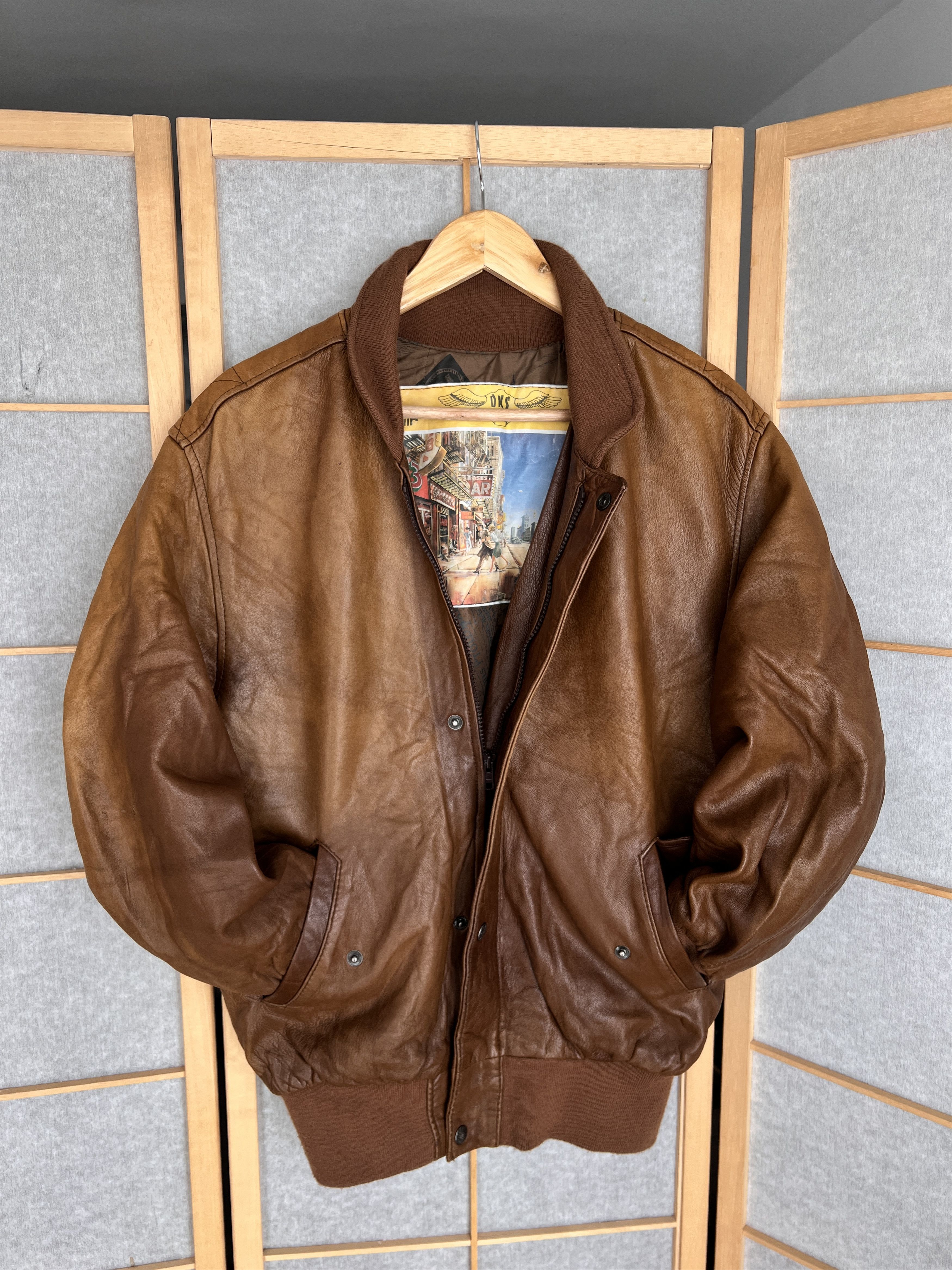 Hysteric Glamour Crazy vintage 90s lambskin leather bomber jacket opium japan Size US S / EU 44-46 / 1 - 4 Thumbnail