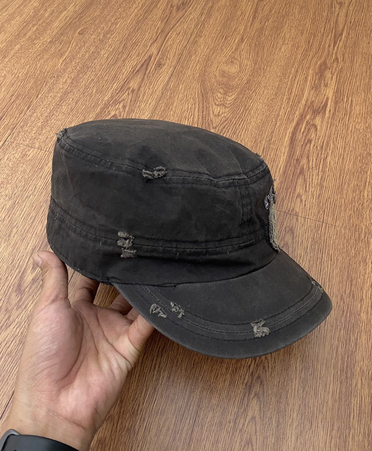 If Six Was Nine × Japanese Brand × Le Grande Bleu (L.G.B.) Peace cross patrol cap Size ONE SIZE - 3 Thumbnail