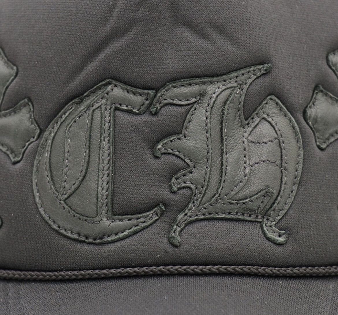 Chrome Hearts CH Cross Leather Patch Hat