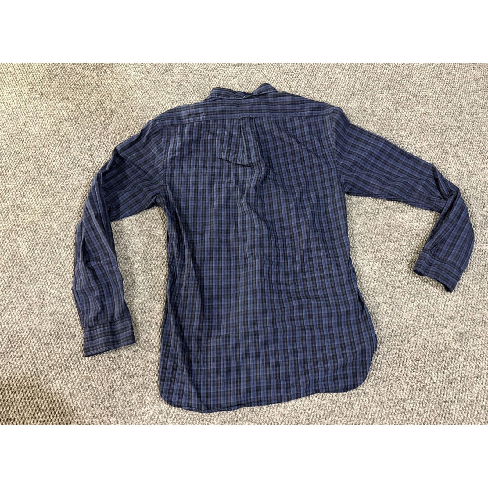 Ralph Lauren Ralph Lauren Shirt Mens Medium Blue Plaid Long Sleeve Button-Down Slim Fit Size US M / EU 48-50 / 2 - 6 Thumbnail