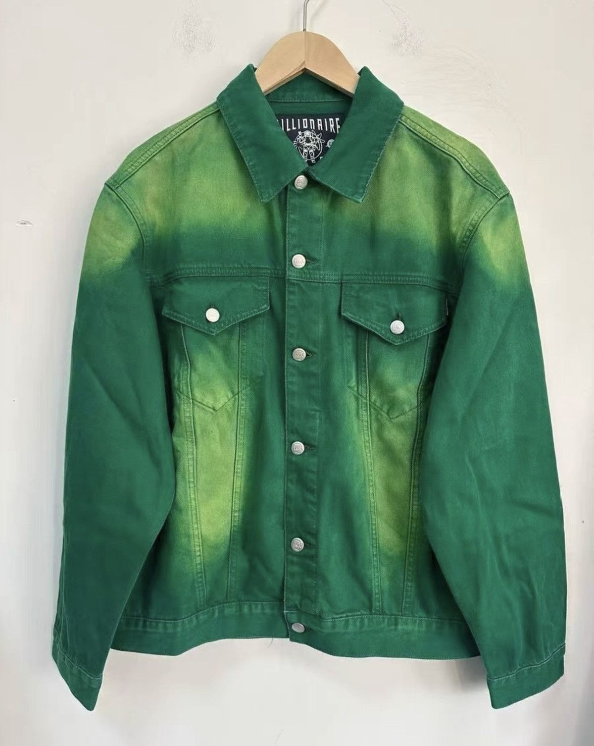 Billionaire Boys Club Billionaire Boys Club Tie-Dye Washed Denim Jacket Size US M / EU 48-50 / 2 - 1 Thumbnail