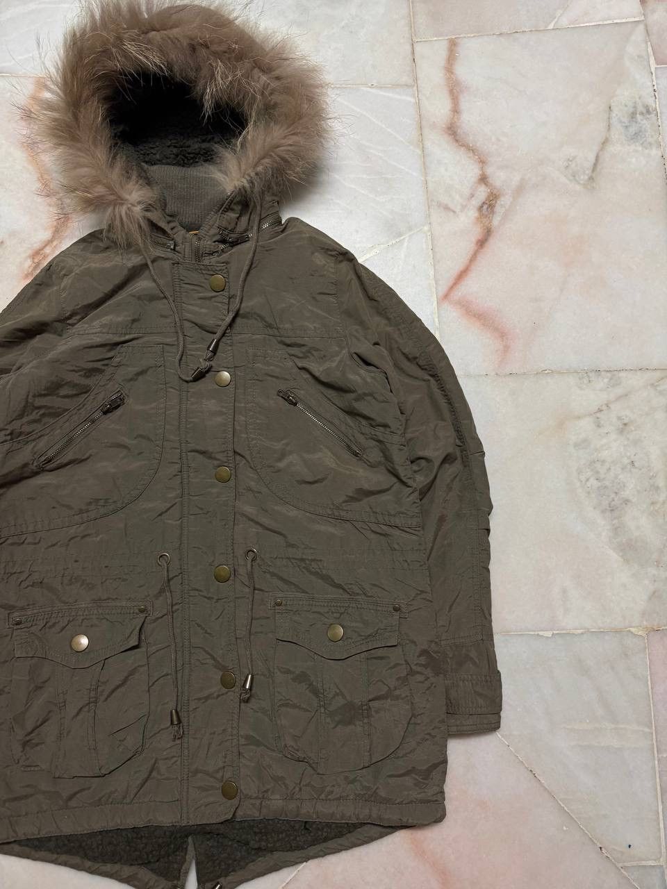 Tornado Mart TYPE AIRFORCE-07 US ARMY SHERPA WOOL JACKET LGB STYLE Size US S / EU 44-46 / 1 - 6 Thumbnail