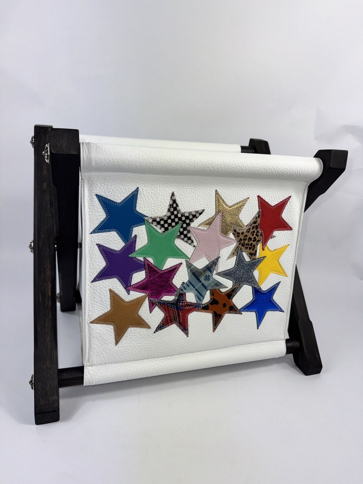 Chrome Hearts STAR PATCH WORK LEATHER MAGAZINE HOLDER CRIB Size ONE SIZE - 17 Thumbnail