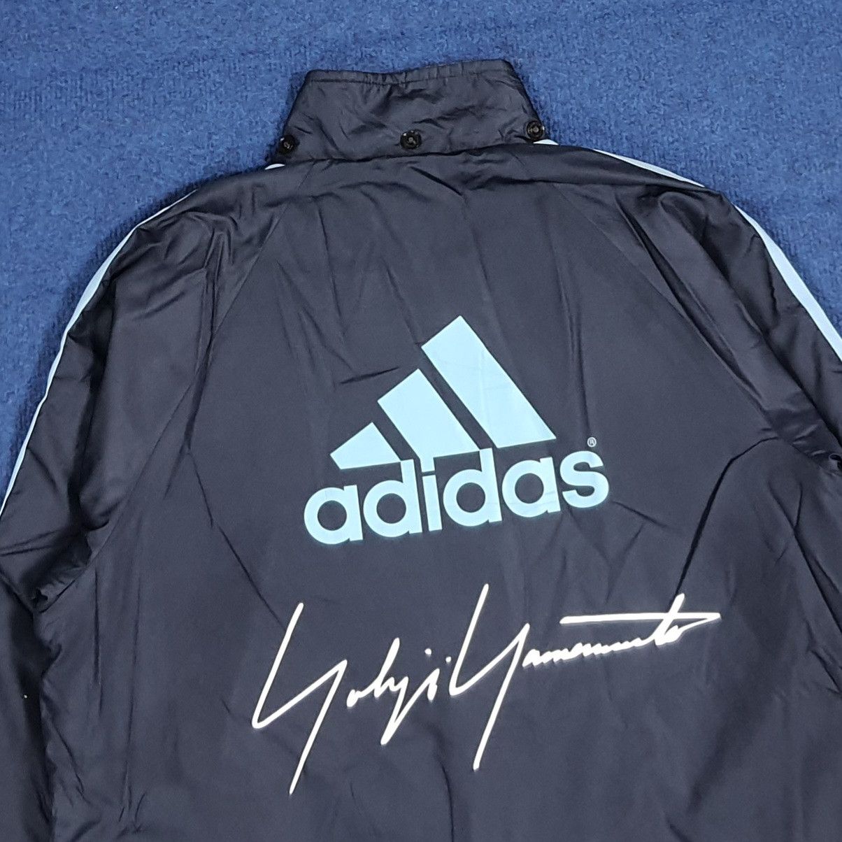 Adidas Vintage Adidas Stripes Custom Yohji Logo Jacket C281N12 Size US M / EU 48-50 / 2 - 2 Thumbnail