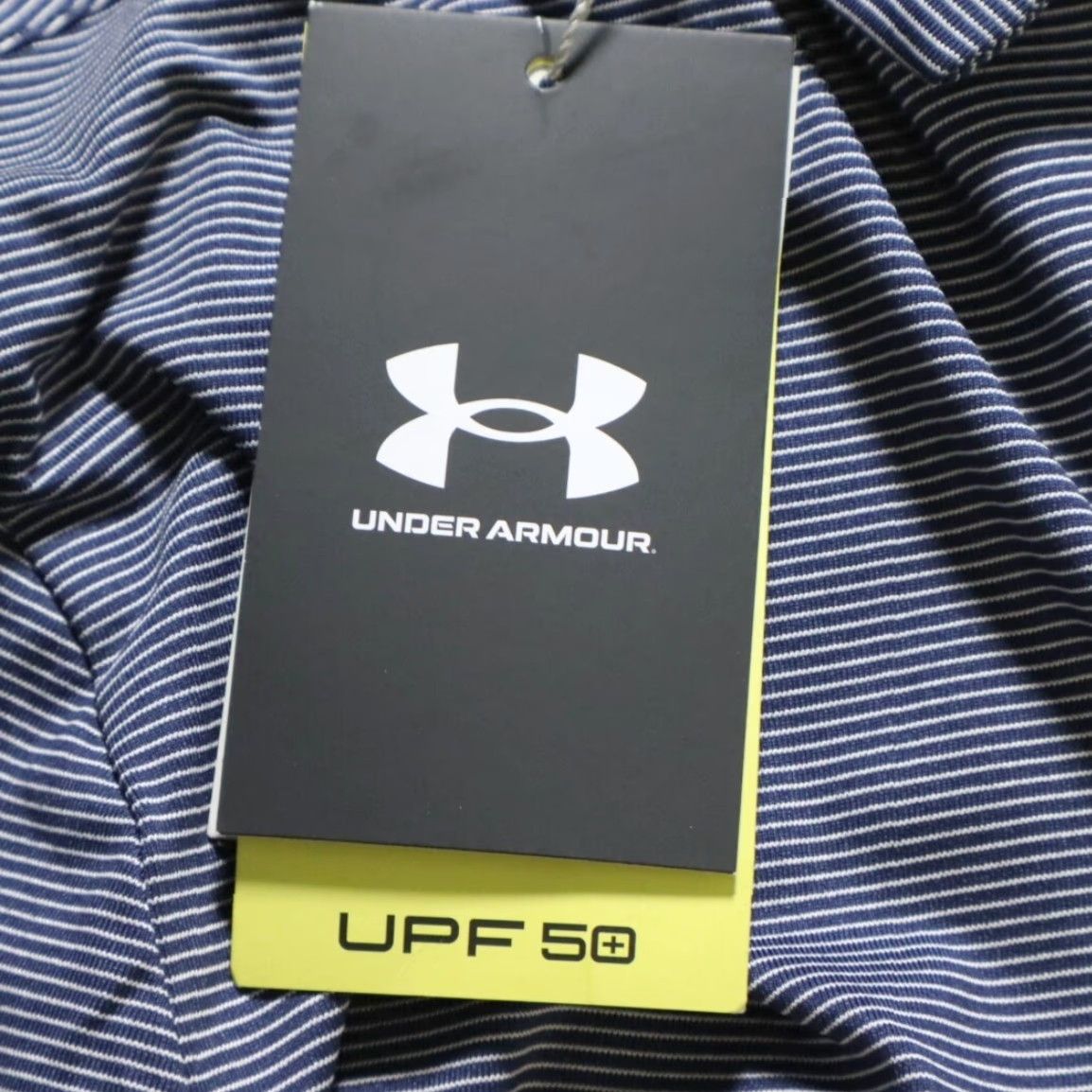 Under Armour Under Armour Heatgear Golf The Memorial Striped Polo Shirt Blue MENS S Size US S / EU 44-46 / 1 - 6 Thumbnail