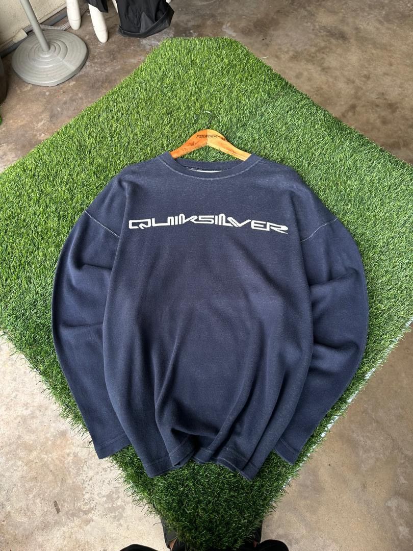 Quiksilver × Vintage QUICKSILVER SOFT KNITWEAR SWEATSHIRT Size US M / EU 48-50 / 2 - 2 Thumbnail