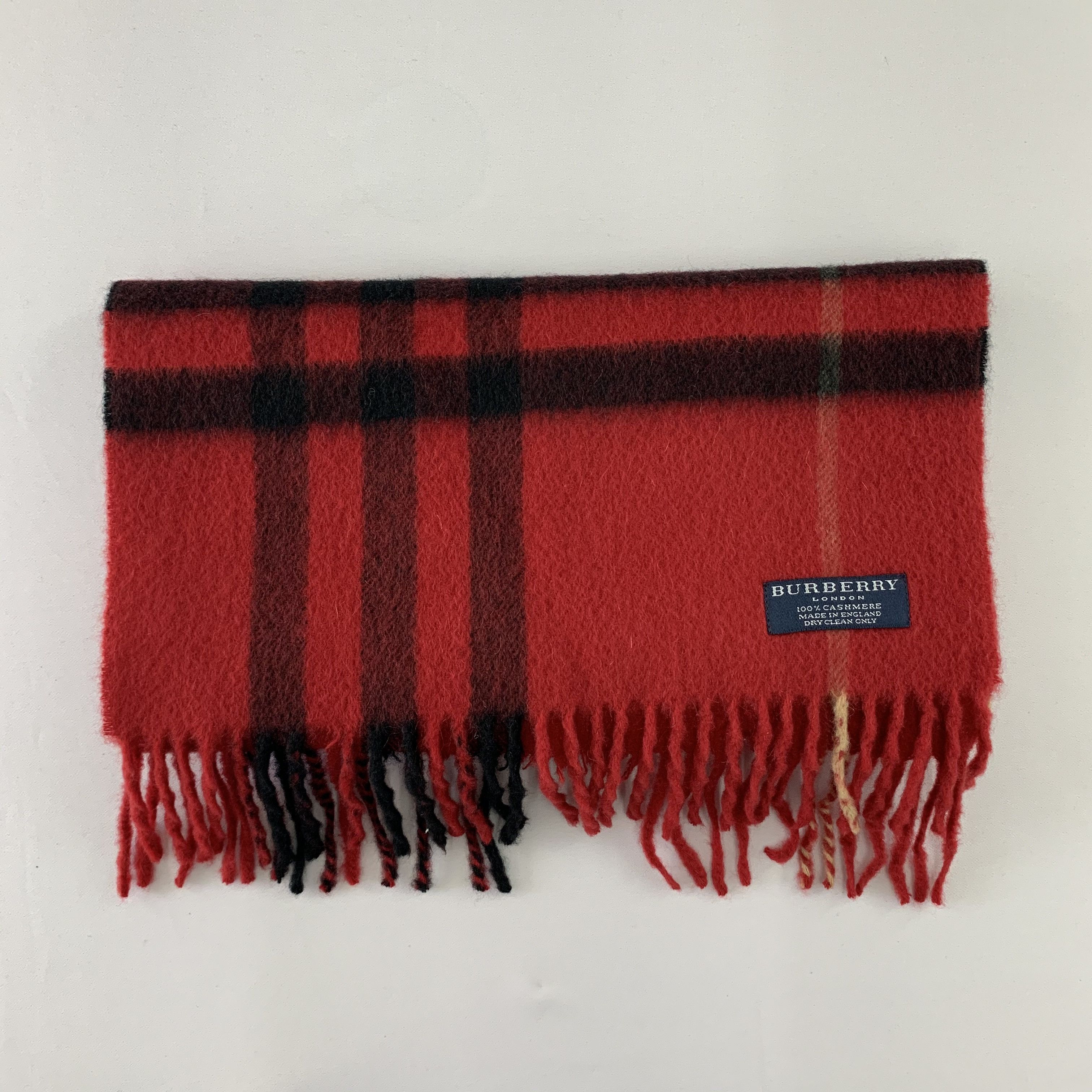 Burberry Burberry Scarf Wool Muffler Neck Wrap B4217 Size ONE SIZE - 4 Thumbnail