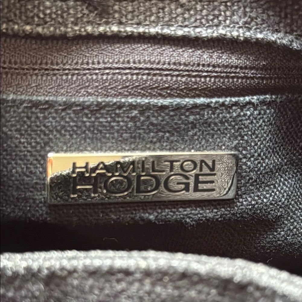 Other Hamilton Hodge Women’s Elegant Black Leather Denim Shoulder Size ONE SIZE - 2 Thumbnail