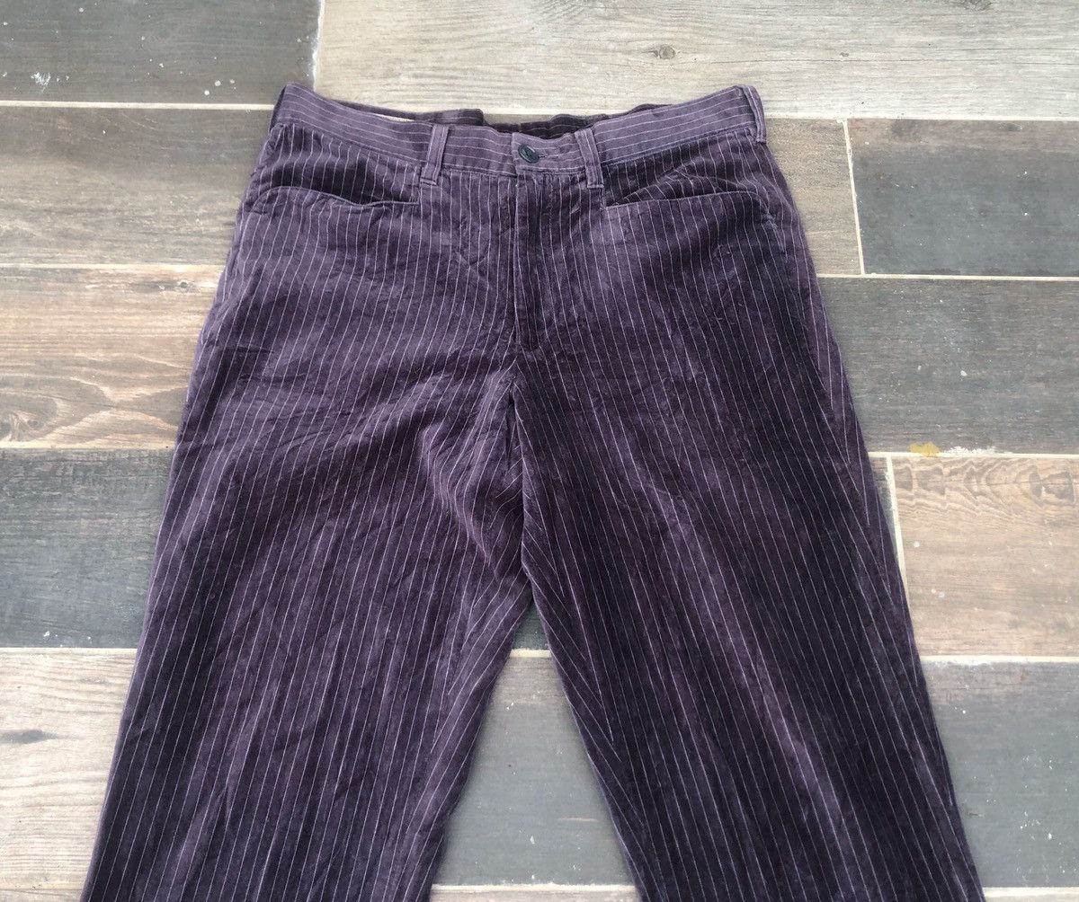 Dry Bones × Japanese Brand 🔥OG Dry Bones Velvet Corduroy Buckle Back Pant💥 Size US 32 / EU 48 - 4 Thumbnail