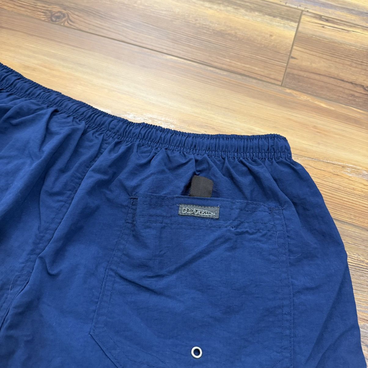 No Fear Vintage Blue Nylon No Fear Running Athletic Shorts Size US 30 / EU 46 - 4 Thumbnail